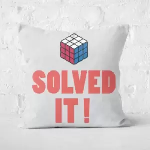 Image of Solved It! Messed Up! Square Cushion - 50x50cm - Soft Touch