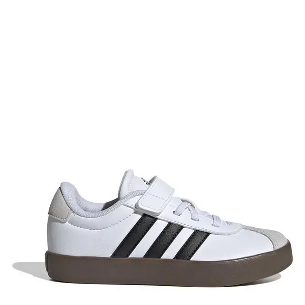 Image of adidas Vl Court 3.0 Shoes Child Boys Low Trainers C10 (28) White 02252701100