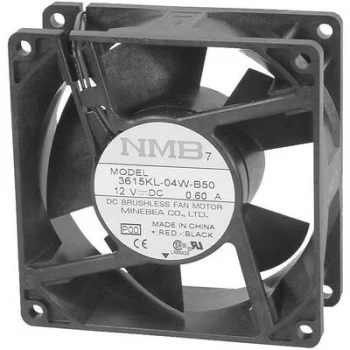 image of Axial fan 24 Vdc 93 m3h L x W x H 92 x 92 x 25mm NMB Minebea