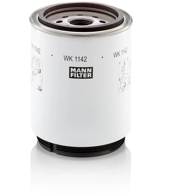 Image of MANN-FILTER WK 1142 x Fuel Filter with gasket/seal Fuel filter (9)