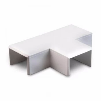 Image of Zexum 25mm x 16mm Mini Trunking Accessories - Flat Tee