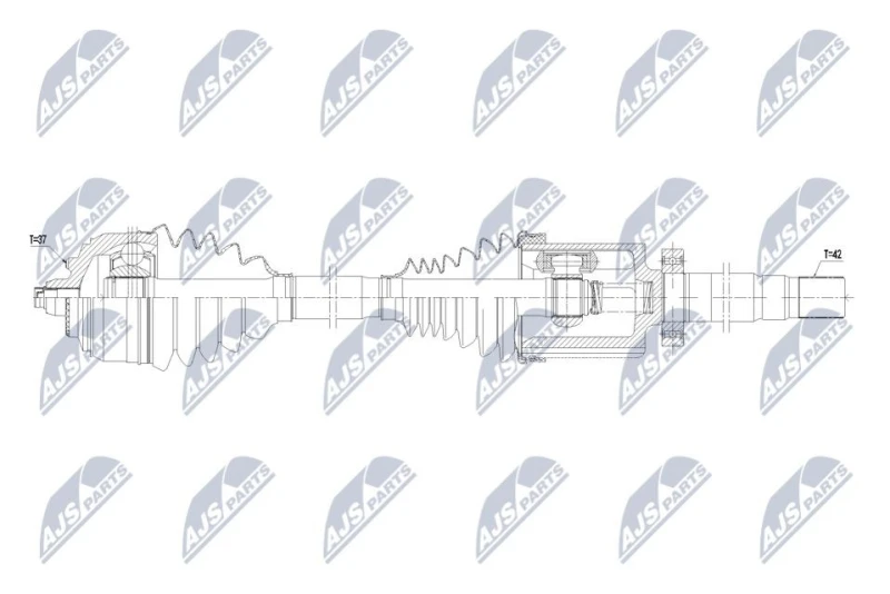 Image of NTY Drive shaft NTY NPW-ME-172