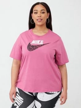 image of Nike Nsw Icon Clash Gfx Tee (Curve) - Fuchsia