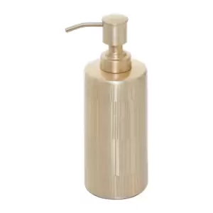 image of 200ml Etched Line Champagne Finish Soap Dispenser