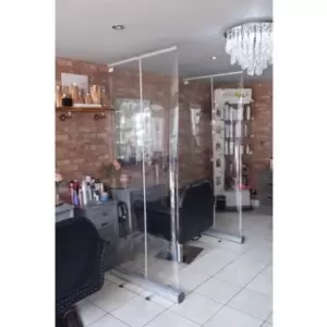 Image of Slingsby Clear Pull-Up PVC Banner Ideal for Protective Use - 800MMX2000MM