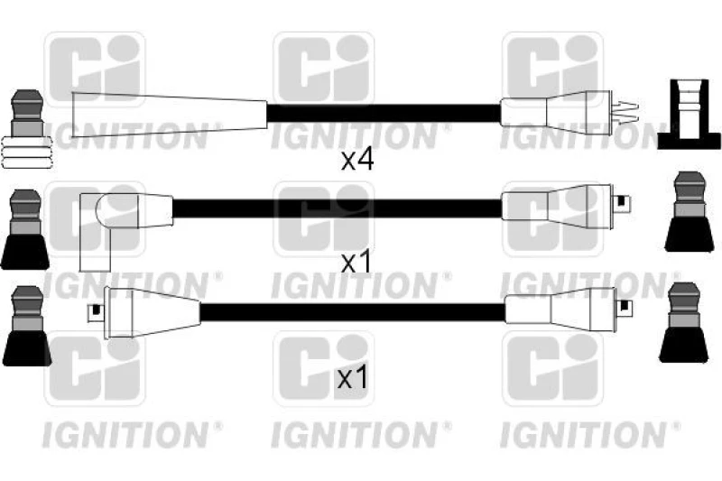 Image of QUINTON HAZELL Ignition lead set QUINTON HAZELL XC885