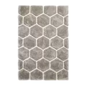 Image of Think Rugs Noble House Rug 30782 Grey White 150X230cm