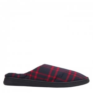 image of SoulCal Cruz Mule Slippers - Red/Navy/Check