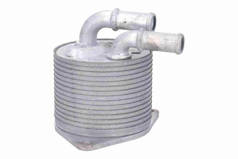 Image of VEMO V22-60-0064 Oil Cooler, automatic transmission Green Mobility Parts Aluminium Oil Cooler,automatic transmission (1047)