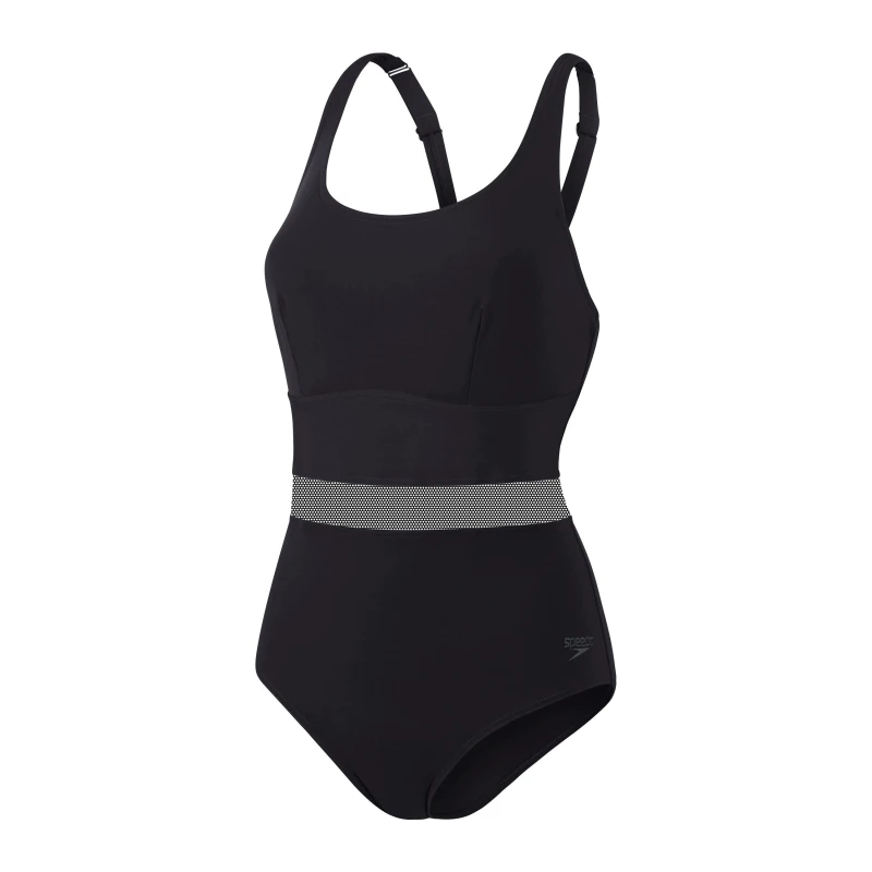 Image of Speedo Womens Shaping LuniaGlow 1 Piece - Black 32