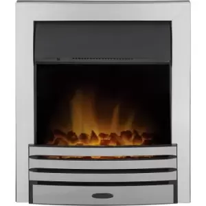 Image of Adam - Eclipse Electric Fire in Chrome with Remote Control