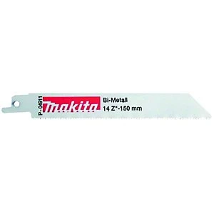 Image of Makita P 04911 Reciprocating Saw Blades for Metal 150mm Pack 5