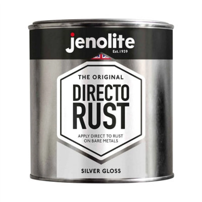Image of Jenolite Directorust Metallic Gloss Primer Paint - Silver - 1L