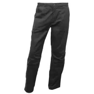 Image of Regatta Mens Workwear Action Trouser (Water Repellent) (30 Long) (Black)