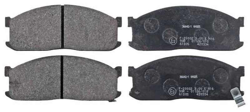 Image of A.B.S. 36642/1 Brake pad set with acoustic wear warning Brake Pad Set,disc brake (402)