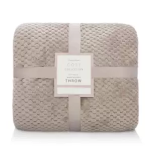 Image of Sleepdown Waffle Throw 99 - Beige