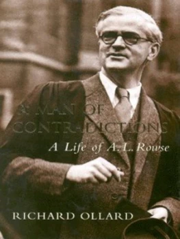 Image of A Man of Contradictions by Richard Lawrence Ollard Hardback