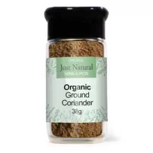Image of Just Natural Coriander Ground (jar) 38g