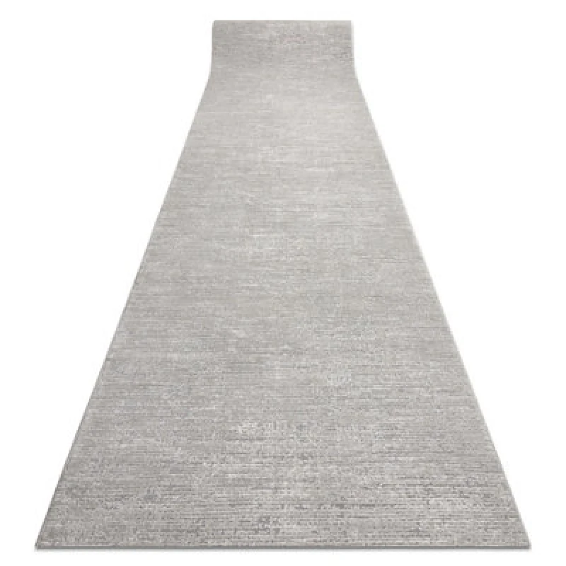 Image of RugsX Modern Runner Tuls 51248 Structural, Melange Grey 70 Cm 70X100 Cm