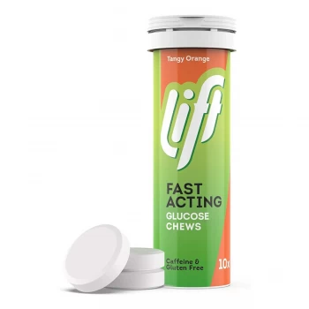Image of Lift / GlucoTabs Orange Tube of 10 Tablets