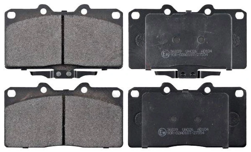 Image of A.B.S. 36839 Brake pad set with acoustic wear warning Brake Pad Set,disc brake (402)