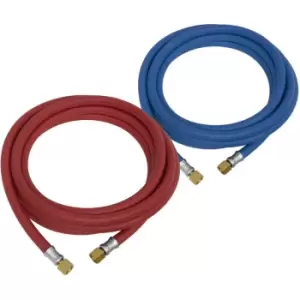 Image of WH05 Welding Hose Set Oxyacetylene EN ISO 3821 (EN 559) 5m - Sealey