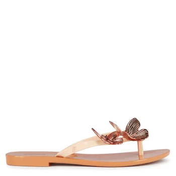 Image of Melissa Butterfly Flip Flops - Pink