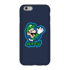 image of Nintendo Super Mario Luigi Kanji Phone Case - iPhone 6S - Tough Case - Gloss