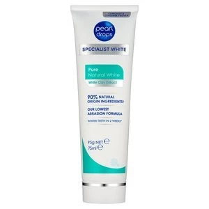 Image of Pearl Drops Pure Natural White Toothpolish 75ml