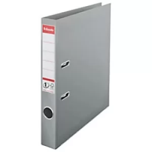 Image of Esselte No. 1 Lever Arch File Polypropylene A4 50 mm Grey Pack of 10