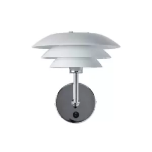 image of Dome Wall Lamp Matt White 20cm