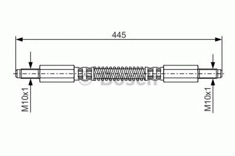 Image of Brake hose Bosch 1 987 476 925