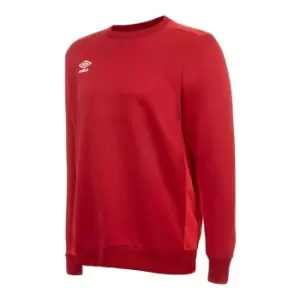 Image of Umbro Poly Sweatshirt Mens - Red