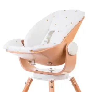 image of Childhome Evolu High Chair Newborn Cushion - Gold Dots