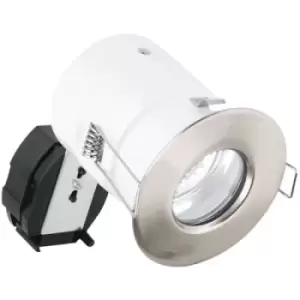 Image of Aurora Fixed IP65 GU10 Non-Integrated Downlight Satin Nickel - AU-DLM903SN