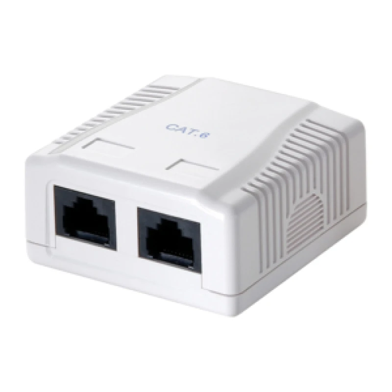 Image of LogiLink NP0072 socket-outlet 2 x RJ-45 White