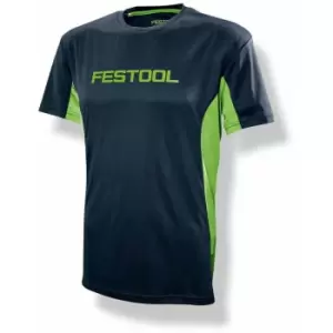 Image of Festool Training shirt Mens - XXXL - Black/Green