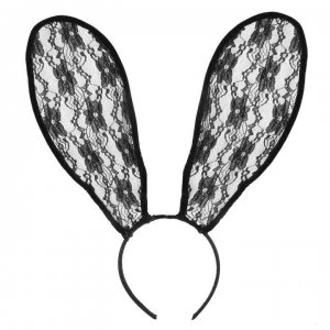 image of SportFX Lace Ears - Black Bunny