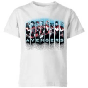 Image of Avengers: Endgame Character Split Kids T-Shirt - White - 11-12 Years