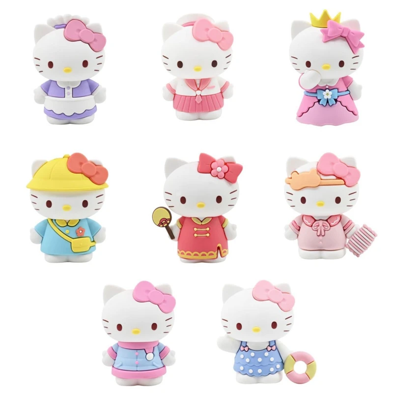 Image of YuMe Hello Kitty Dress Up Diary 7Cm Figurine Collection