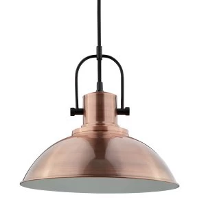 image of Searchlight Lighting Collection Amity Pendant Copper Ceiling Light