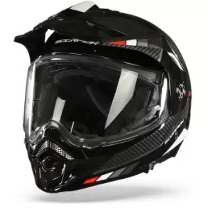 image of Scorpion Adx-2 Camino Black-Silver-Red 2XL