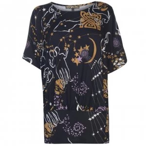 Image of Biba Lunar Eclipse Top - Multi-Coloured