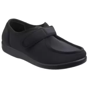 Image of GBS Med Womens/Ladies Northwick Touch Fastening Slippers (6 UK) (Black)