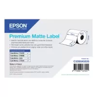 Image of Epson C33S045535 Original White Premium Matte Labels 76mm x 127mm (265 Labels)
