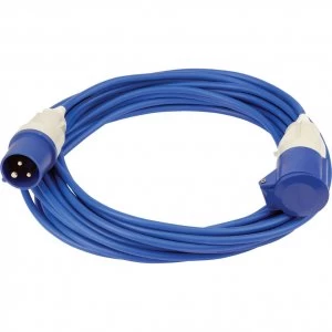 Image of Draper Extension Trailing Lead 16 amp Blue Cable 240v 14m