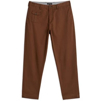 Image of Ted Baker Asahi Tapered Cropped Trouser - TAN