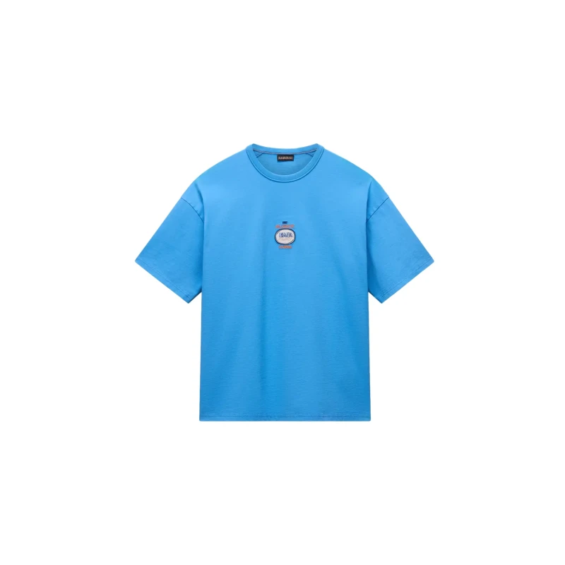 Image of T-Shirt Napapijri Krous Bleu Male XS