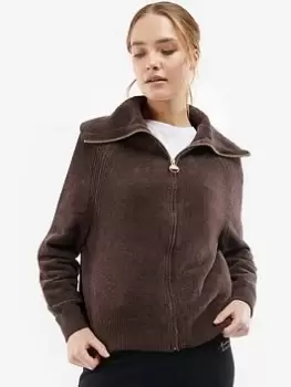 image of Barbour International Romana Knit - Brown, Size 10, Women