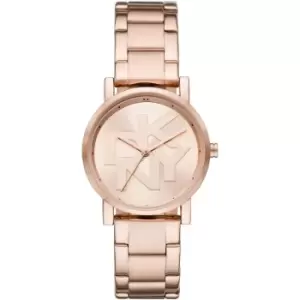 Image of Ladies DKNY 34mm Rose Gold Soho Watch